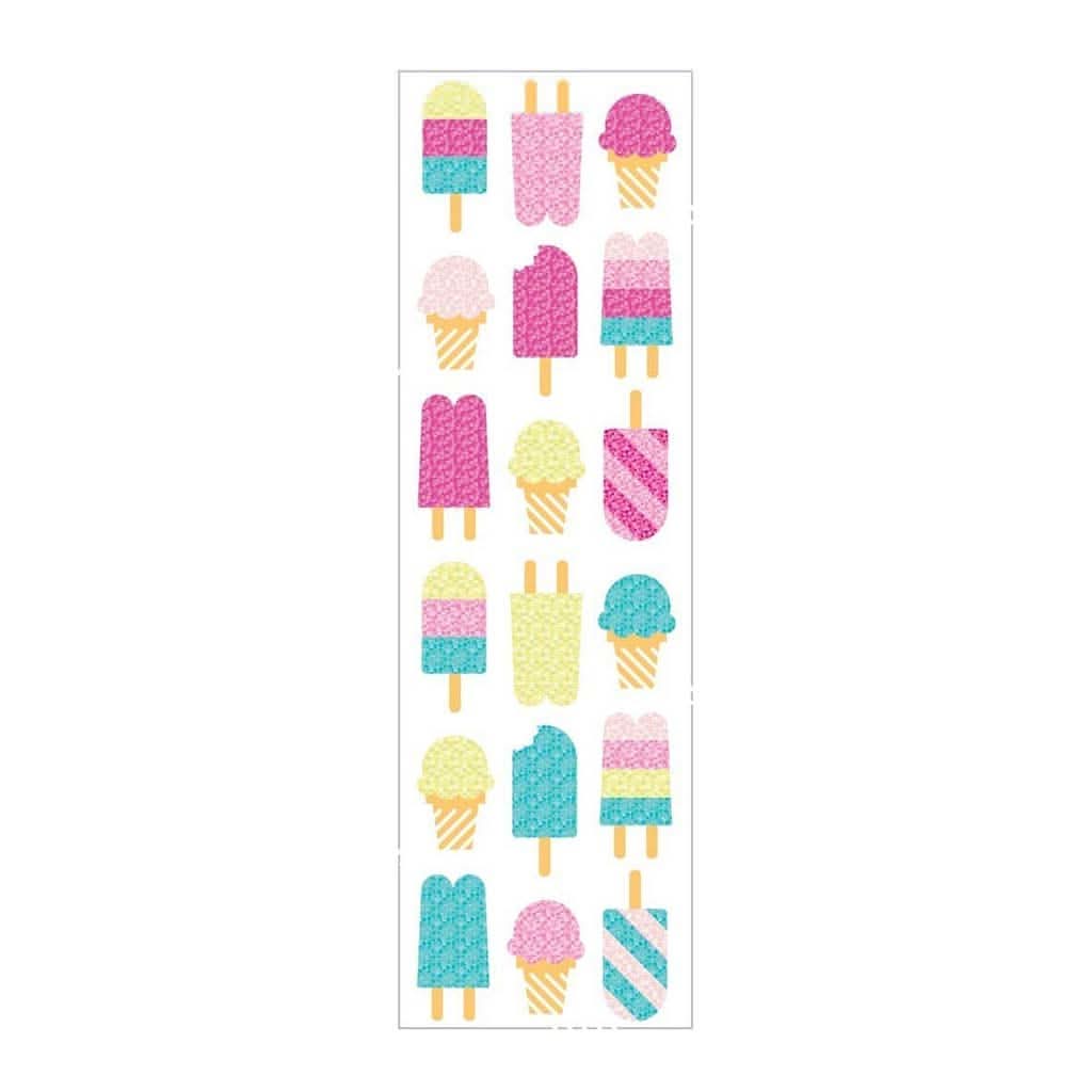 Mrs. Grossman's Strip of Pops and Cones Stickers-Puzzles & Games-Mrs. Grossman's-ANB Baby Store