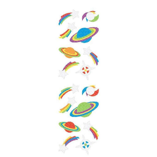Mrs Grossman's Strip of Sparkle Space Stickers