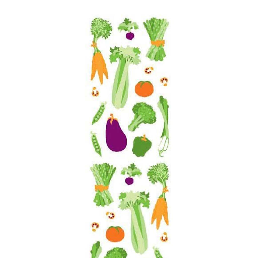 Mrs. Grossman's Strip of Vegetables Stickers-Puzzles & Games-Mrs. Grossman's-ANB Baby Store