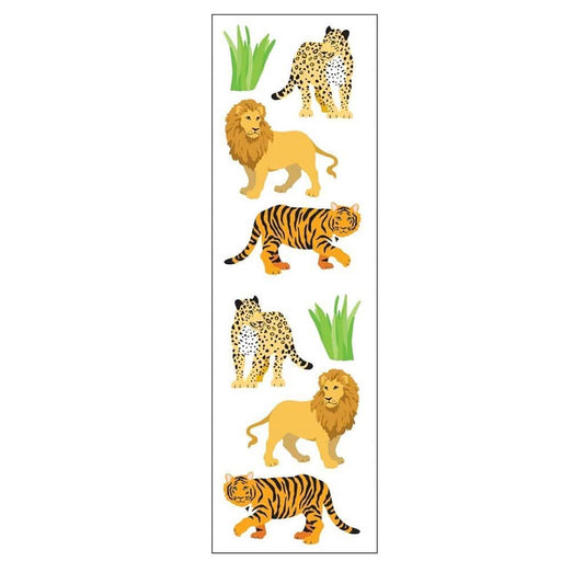 Mrs Grossmans Strip of Wild Cats Stickers - ANB Baby