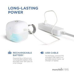 Munchkin 59S Mini Sterilizer Plus Portable UV Sanitizer with Rechargeable Battery, ANB BABY