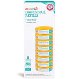 Munchkin Arm & Hammer Diaper Pail Refill Rings Lot, 8 - Pack - ANB Baby