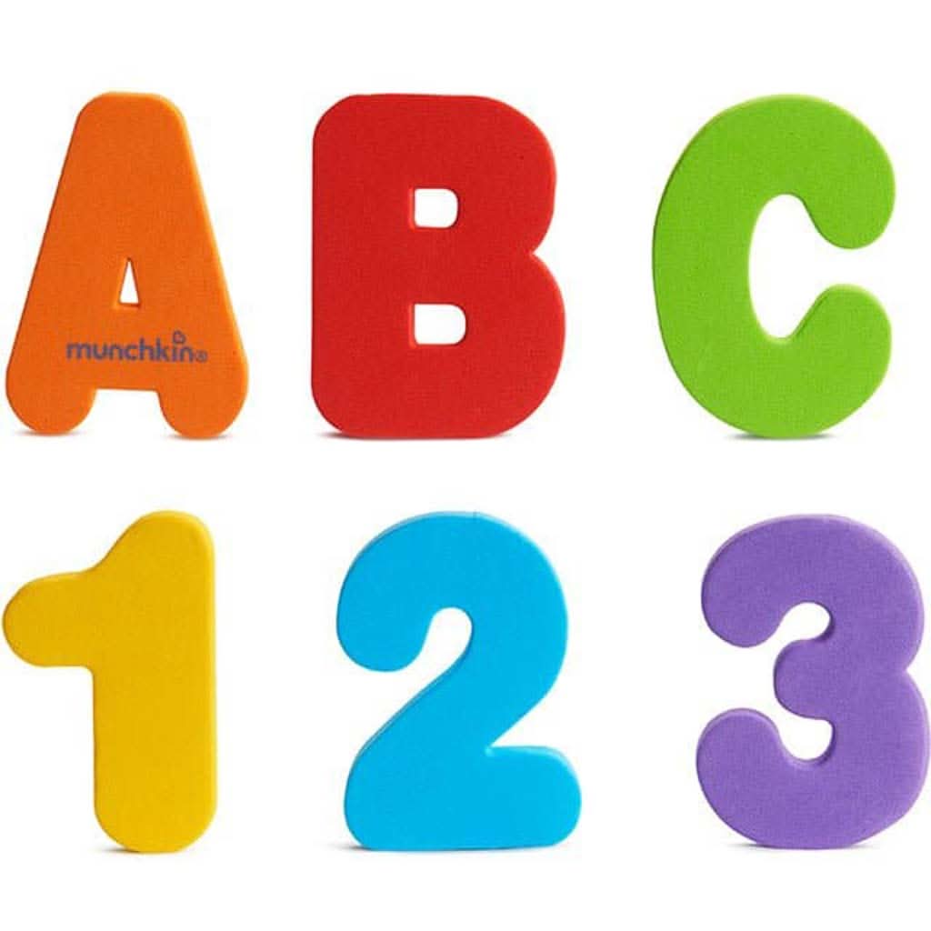 Munchkin Learn Bath Letters and Numbers-Bath Tubs & Accessories-Munchkin-ANB Baby Store