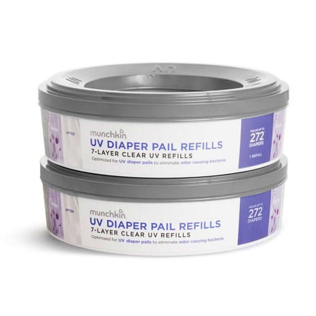 Munchkin UVC Diaper Pail Refill Rings, 2-Pack-Diapering-Munchkin-ANB Baby Store