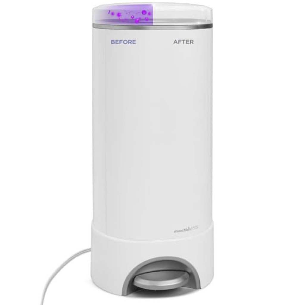 Munchkin UVC Diaper Pail, White-Diapering-Munchkin-ANB Baby Store