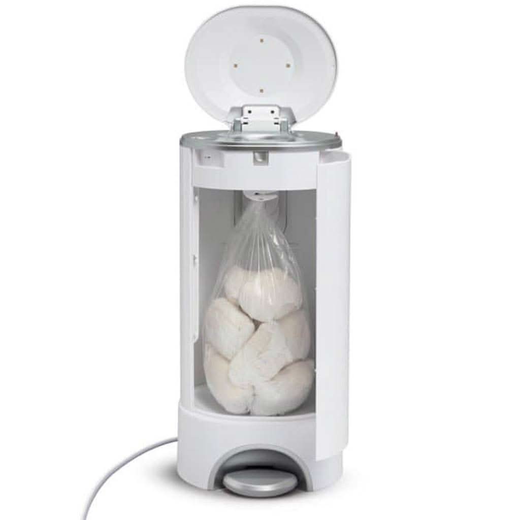 Munchkin UVC Diaper Pail, White, ANB BABY