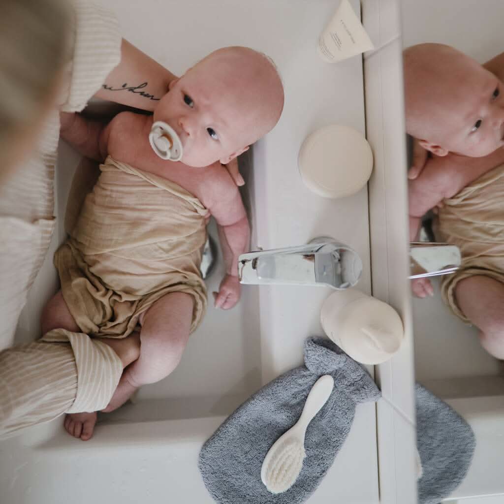 Mushie Bath Mitt 2 Pack, ANB BABY