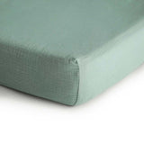 Mushie Extra Soft Muslin Crib Fitted Sheet - ANB Baby