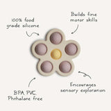 Mushie Flower Press Toy - ANB Baby