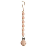 Mushie Luna Silicone Pacifier Clip, Blush - ANB Baby