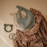 Mushie Muslin Bib 2 Pack - ANB Baby