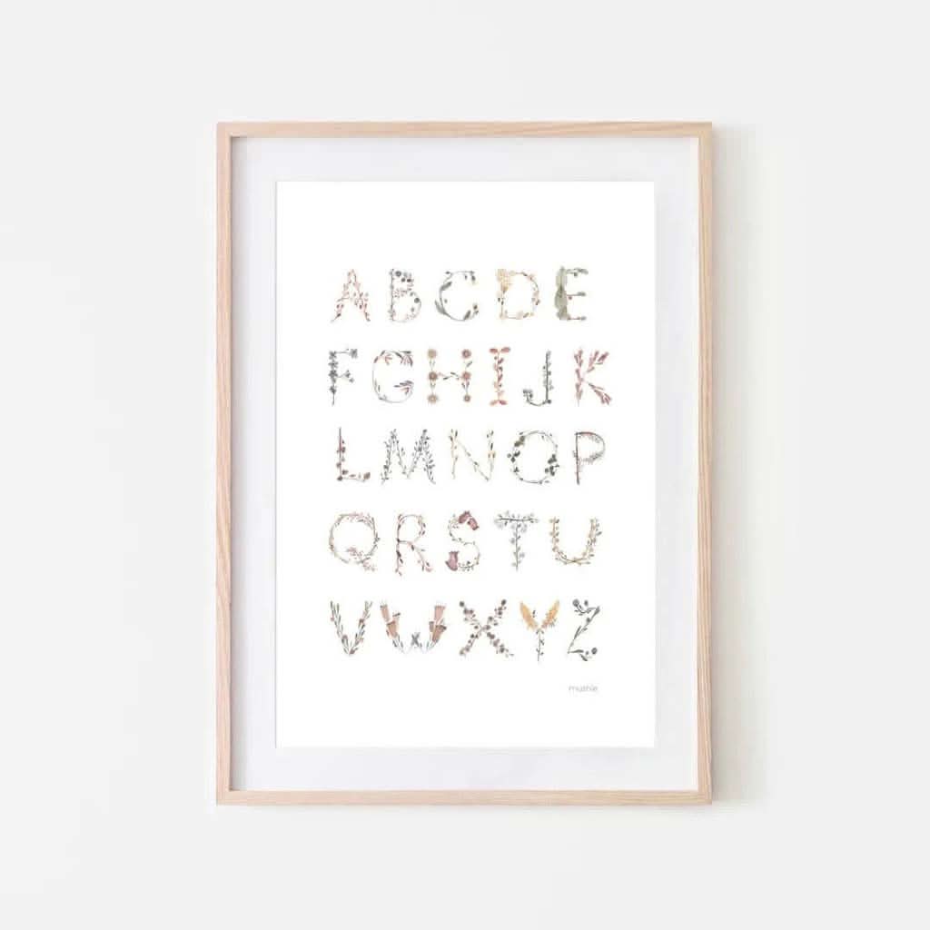 Mushie Posters 11 x 17, ANB BABY