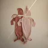 Mushie Ribbed Baby Beanie - ANB Baby