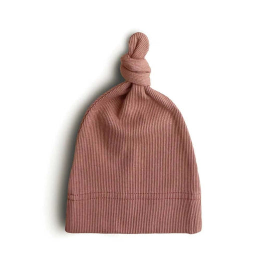 Mushie Ribbed Baby Beanie - ANB Baby