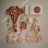 Mushie Ribbed Knotted Baby Gown - MUSMRKG1001 - ANB Baby