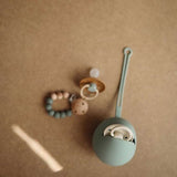 Mushie Silicone Pacifier Holder Case, Cambridge Blue - ANB Baby