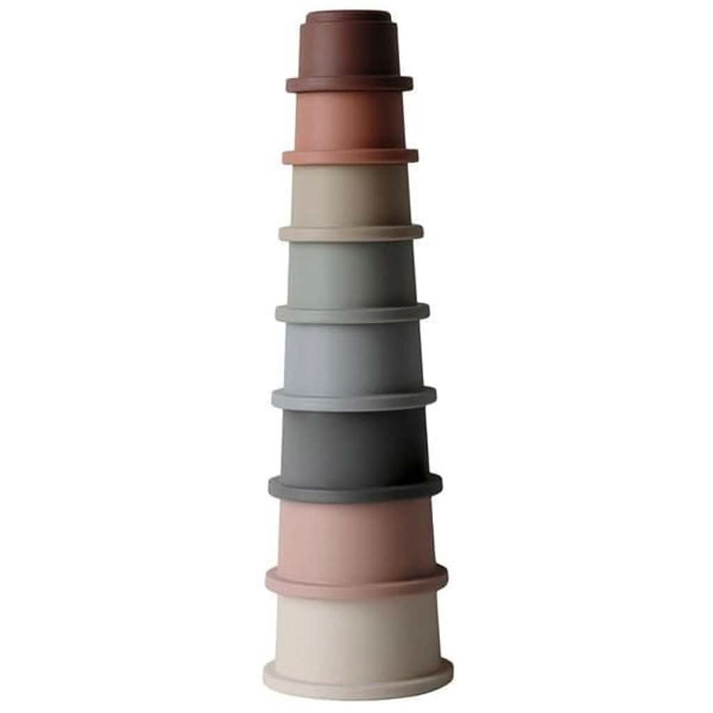 Mushie Stacking Cups Toy-Learning & S.T.E.M-Mushie-Original-ANB Baby Store
