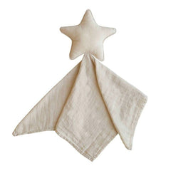 Mushie Star Lovey Crib Toy, Fog, ANB BABY