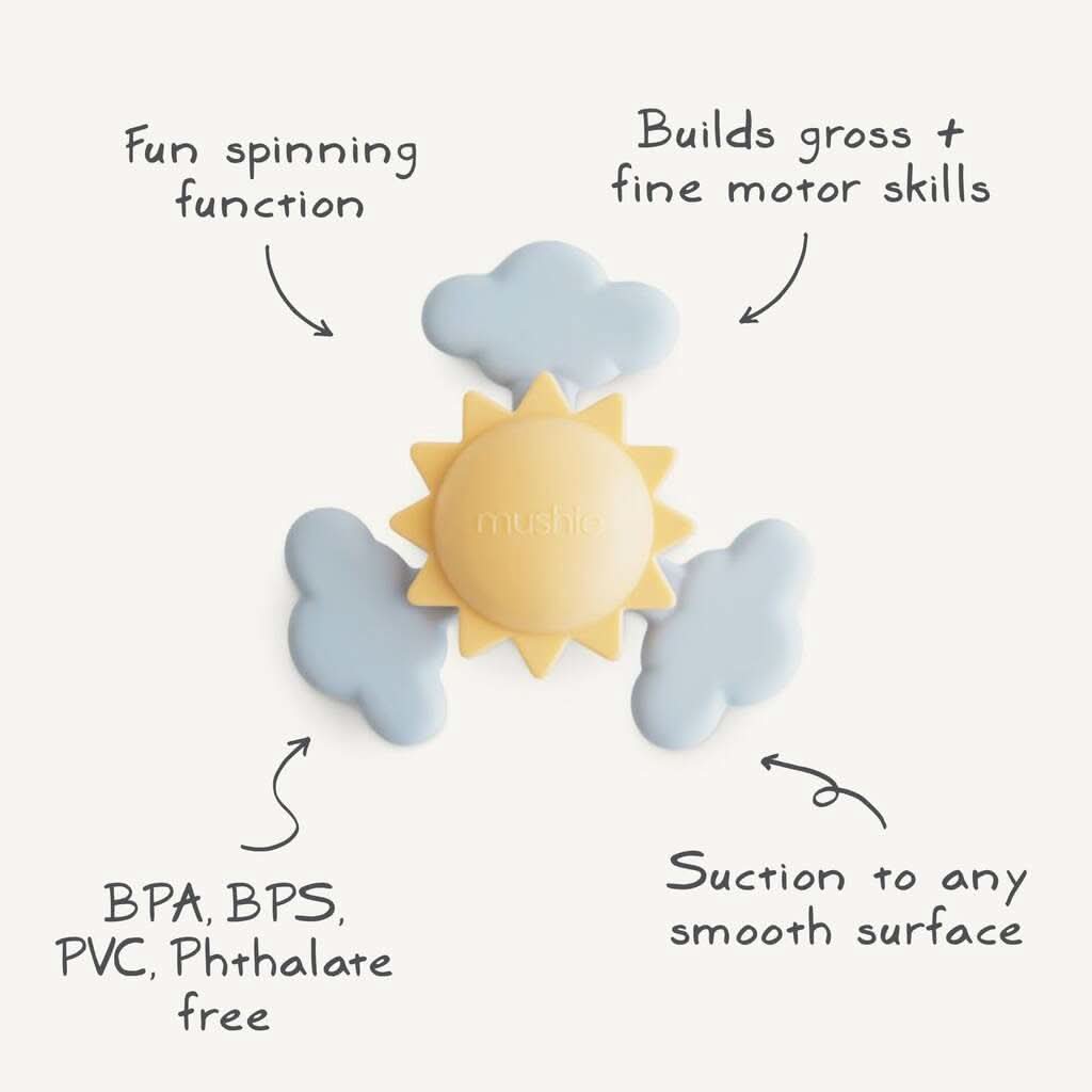 Mushie Suction Spinner Toy, ANB BABY