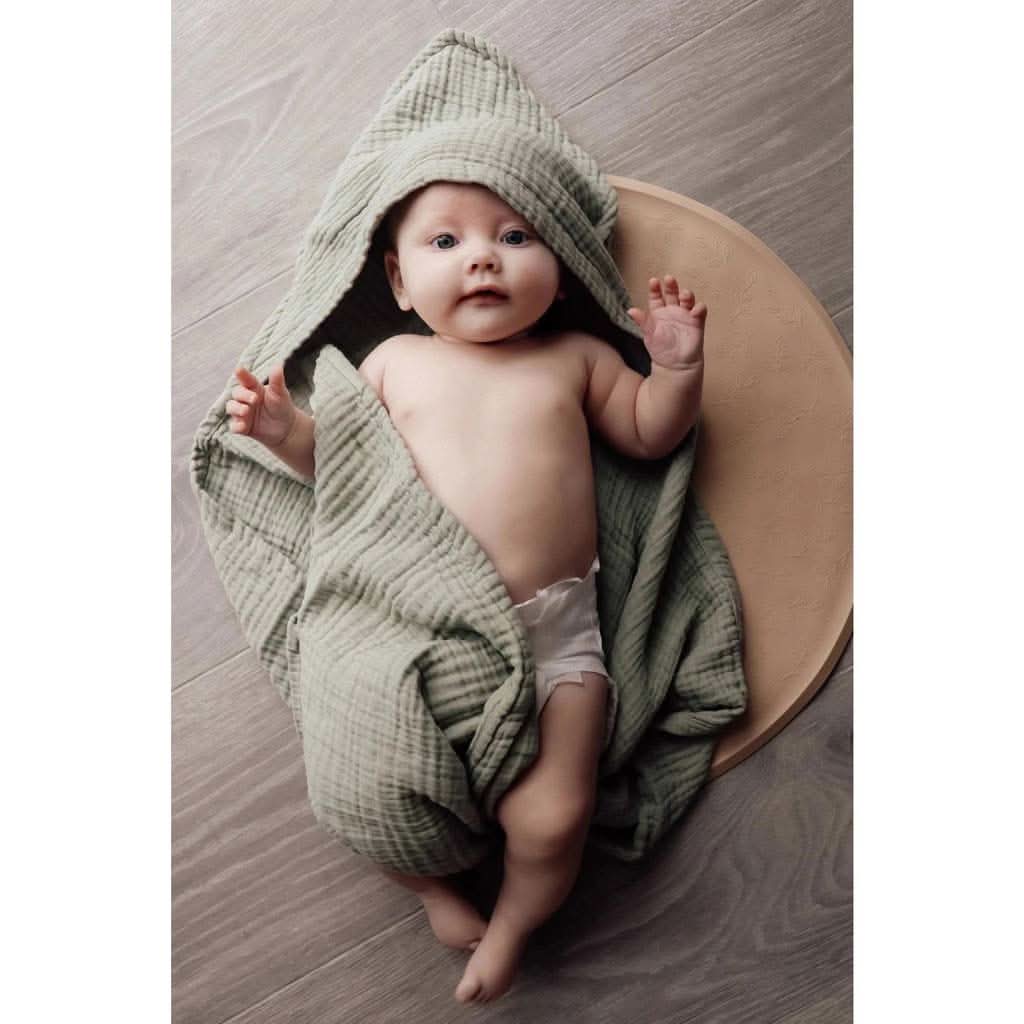 Natruba Muslin Baby Hooded Bath Towel, ANB BABY