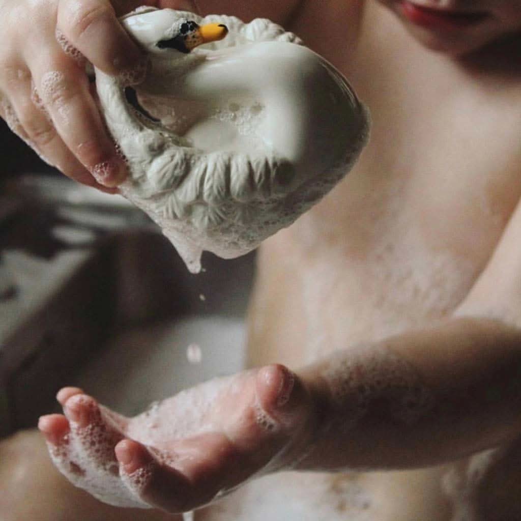 Natruba White Swan Bath Toy, ANB BABY