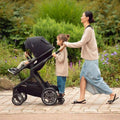 Nuna Demi Next Double Stroller + Rider Board + 2 Bassinets + 2 PIPA AIRE RX Travel System