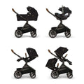 Nuna Demi Next Double Stroller + Rider Board + 2 PIPA RX Travel System