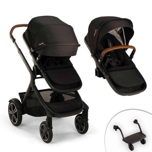 Nuna Demi Next Double Stroller + Rider Board - ANB Baby