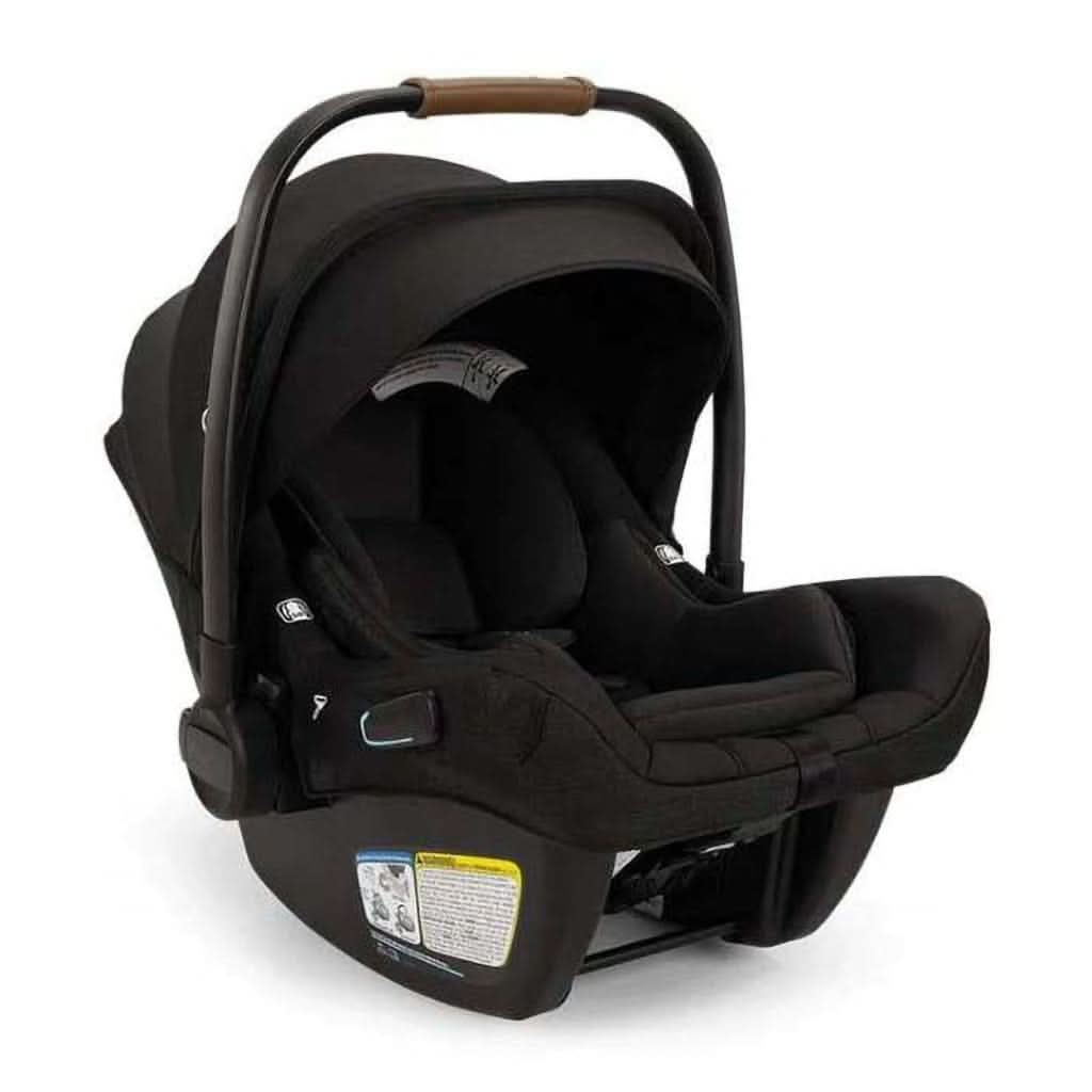 Nuna Demi Next Stroller + Rider Board + PIPA AIRE RX Travel System, Caviar, ANB BABY