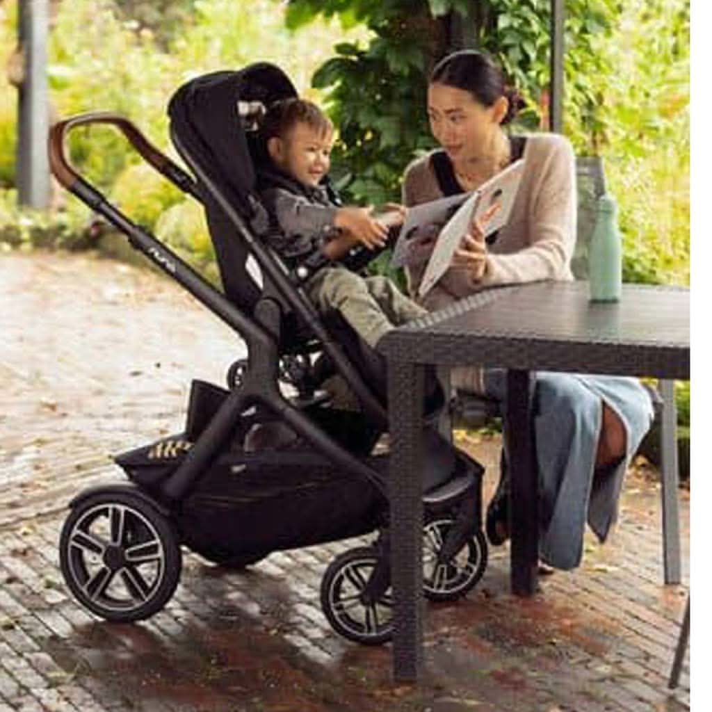 Nuna Demi Next Stroller + Sibling Seat + Rider Board + Pipa RX + Bassinet, ANB BABY