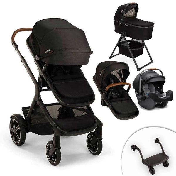 nuna stroller black friday Nuna Demi Next Stroller + Sibling Seat + Rider Board + Pipa RX + Bassinet