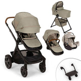 Nuna Demi Next Stroller + Sibling Seat + Rider Board + Pipa RX + Bassinet - ANB Baby