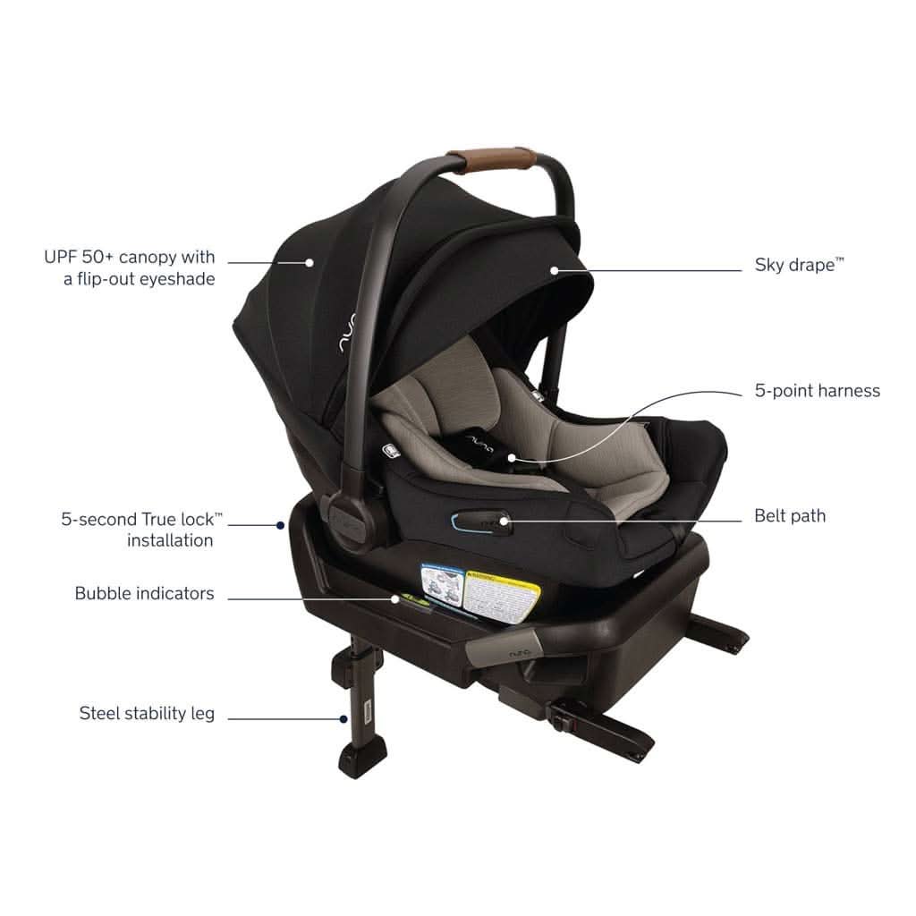 Nuna Pipa Lightest Infant Car Seat Nuna PIPA™ Aire RX Infant Car
