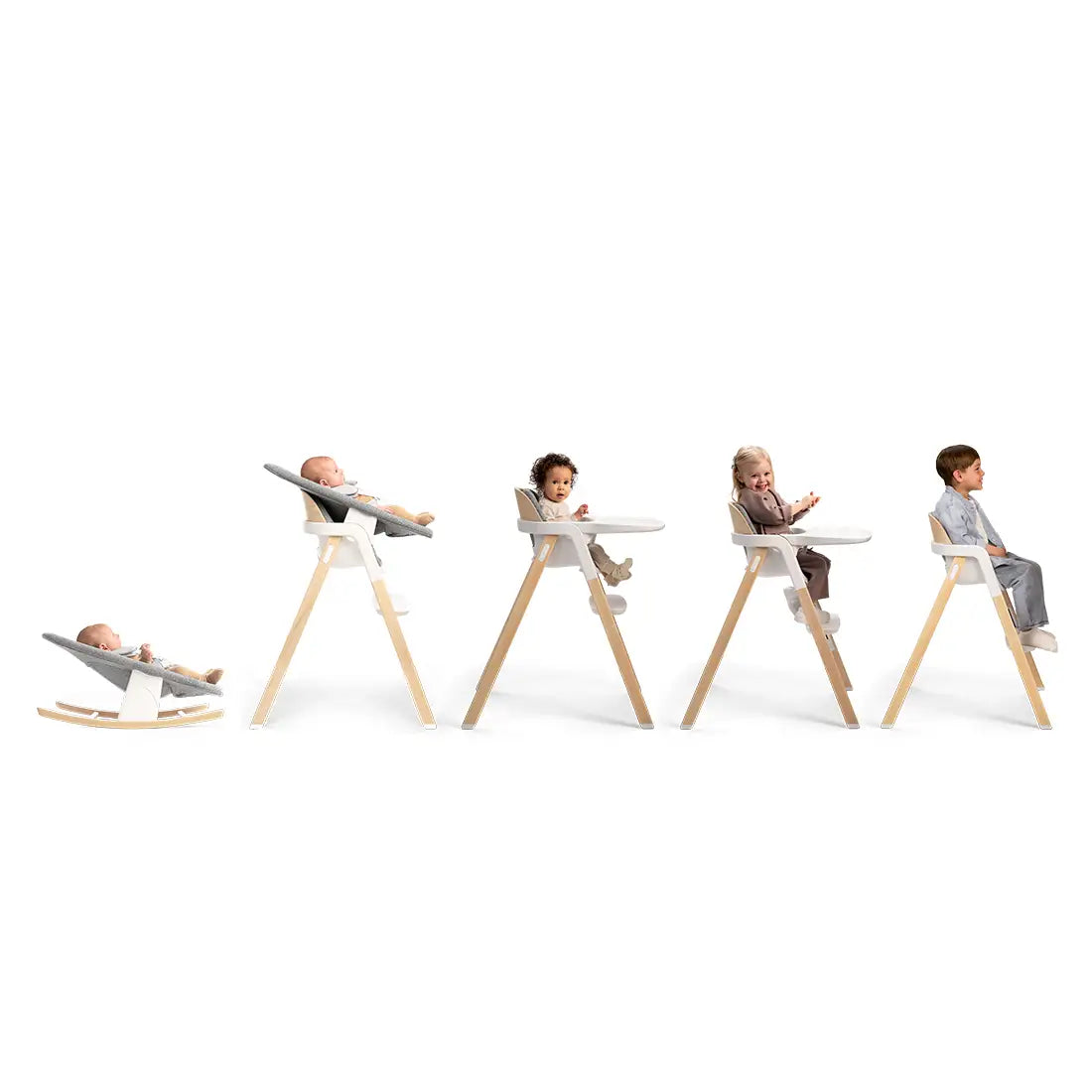 Nuna BRYN Highchair with Newborn Rocker-High Chairs-Nuna-Heritage-ANB Baby Store