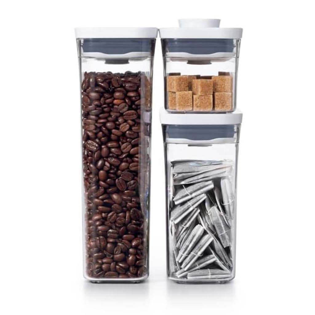 OXO Good Grips 3-Piece Set Slim Rectangle Pop Container-Food Preparation & Storage-OXO Tot-ANB Baby Store