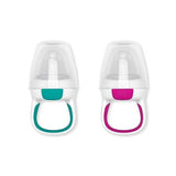 OXO Tot Silicone Self Feeder, 2 - Pack, Navy/Teal - ANB Baby