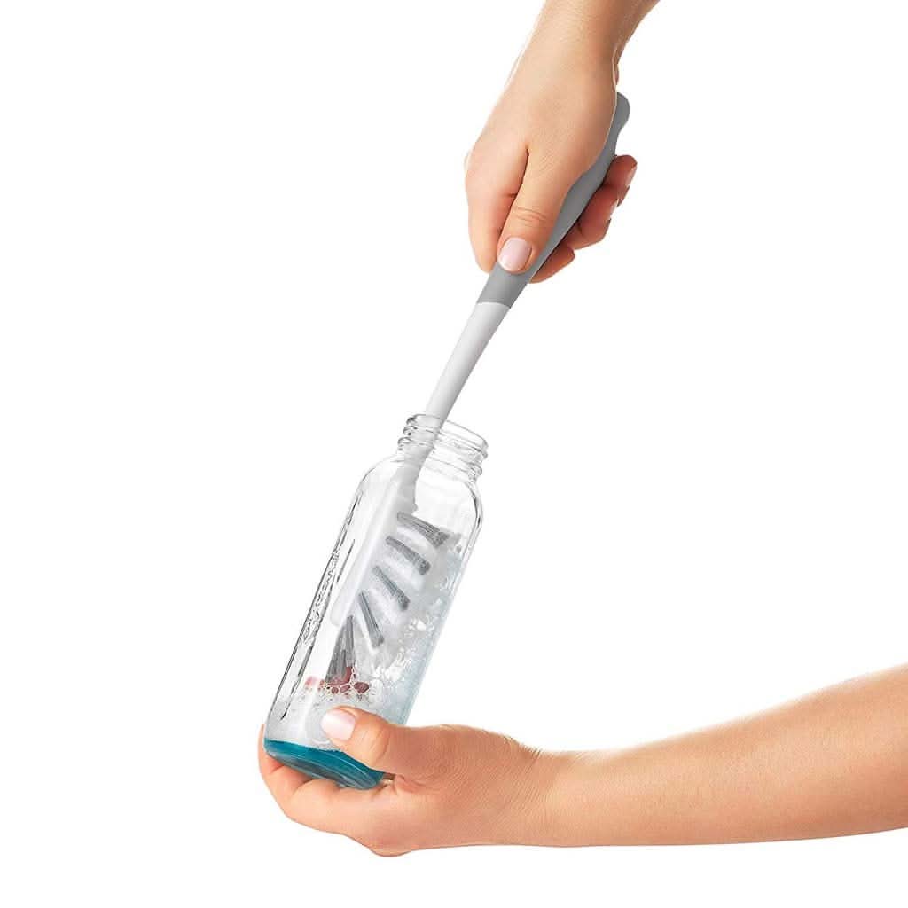 OXO TOT Water Bottle And Straw Cup Cleaning Set With Stand - Gray, ANB BABY