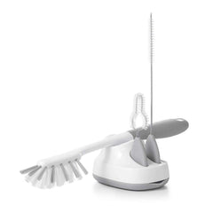 OXO TOT Water Bottle And Straw Cup Cleaning Set With Stand - Gray, ANB BABY