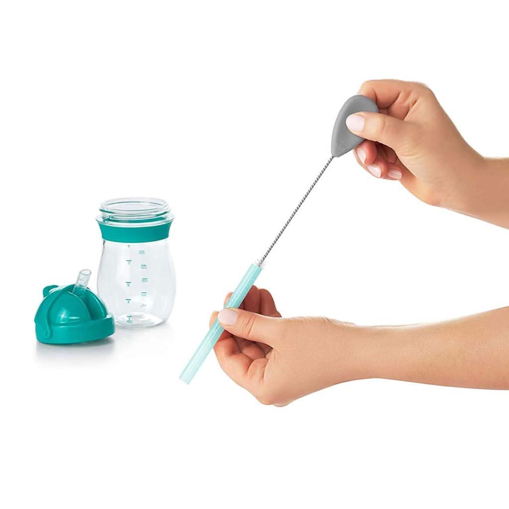OXO TOT Water Bottle And Straw Cup Cleaning Set With Stand - Gray, ANB BABY