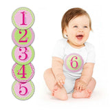 PEARHEAD Baby Milestone Stickers, Pink - ANB Baby