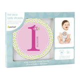 PEARHEAD Baby Milestone Stickers, Pink - ANB Baby