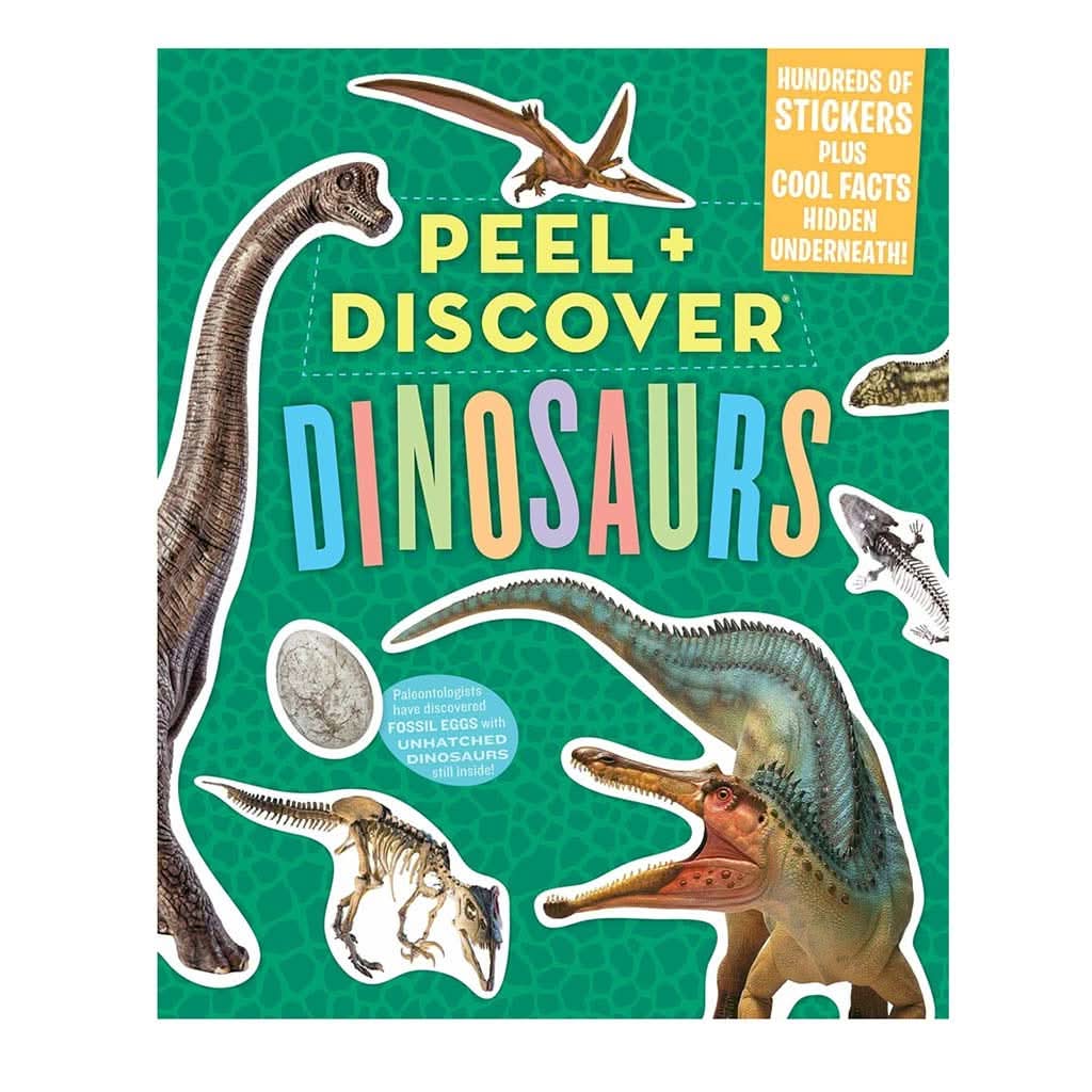 Peel + Discover: Dinosaurs Paperback-Learning & S.T.E.M-Workman Publishing Company-ANB Baby Store