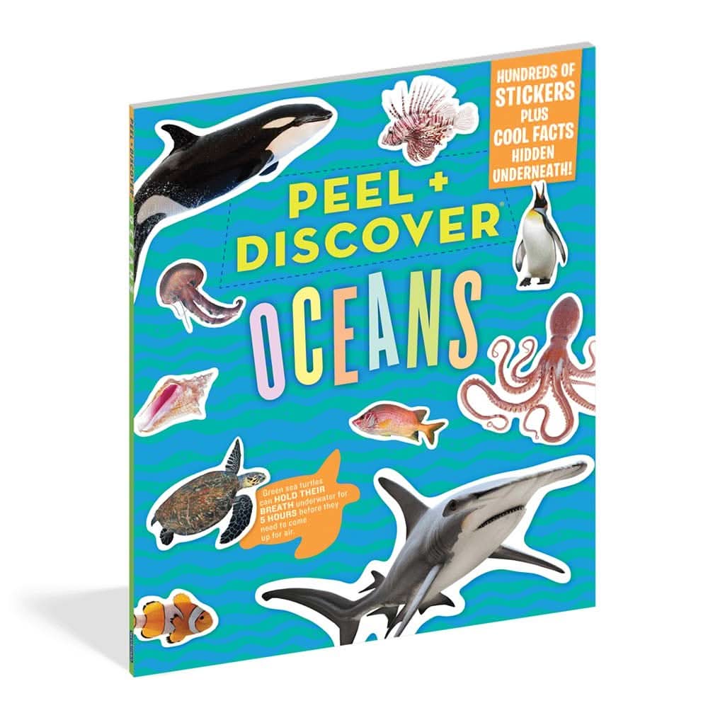 Peel + Discover: Oceans Paperback-Learning & S.T.E.M-Workman Publishing Company-ANB Baby Store
