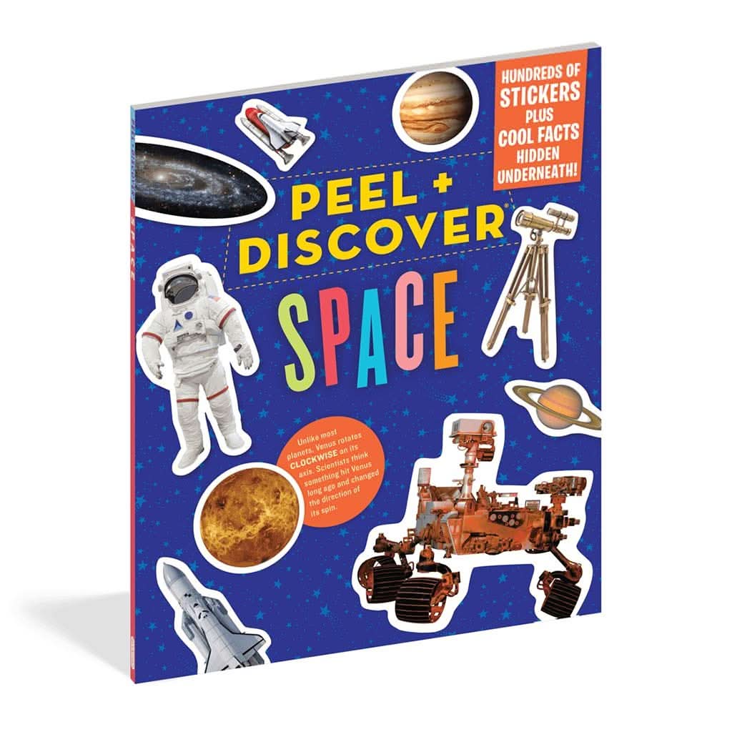 Peel + Discover: Space Paperback-Learning & S.T.E.M-Workman Publishing Company-ANB Baby Store