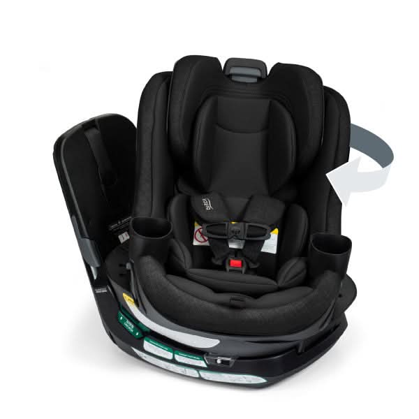 Britax Galaxy360™ Slim Rotating Convertible Car Seat-Rotating Car Seats-Britax-Raven Black-ANB Baby Store