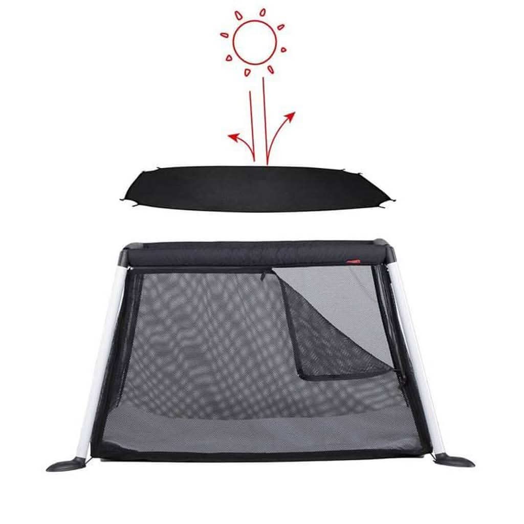 Phil & Teds Traveler Top Sun and Bug Mesh Cover, Black-Pack & Play-Phil & Teds-ANB Baby Store
