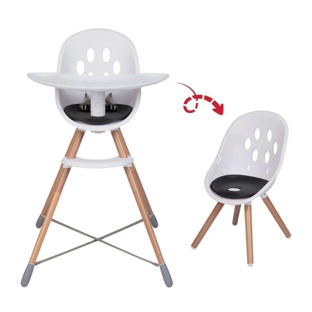 Phil & Teds V2 Poppy Wood High Chair to Chair, Black-High Chairs-Phil & Teds-ANB Baby Store