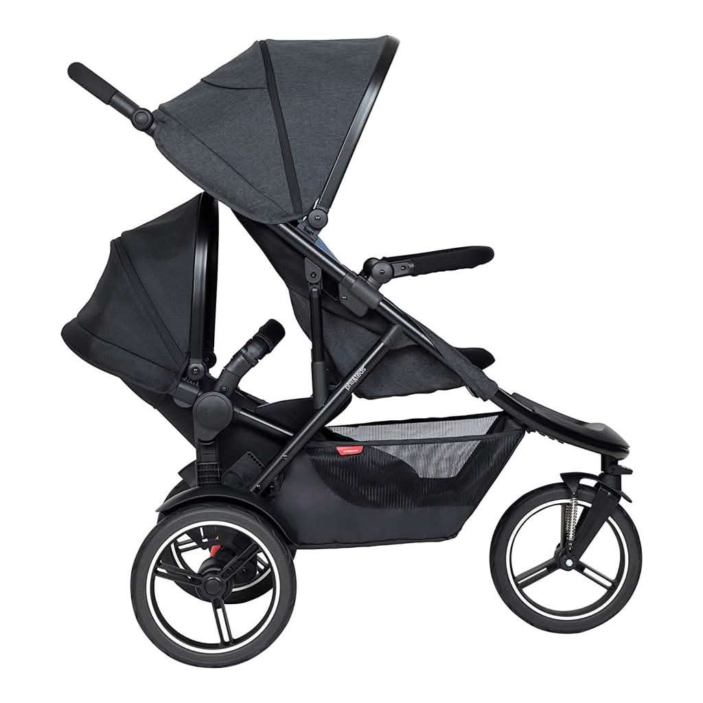inline double stroller Phil & Teds V6 Inline Double Kit