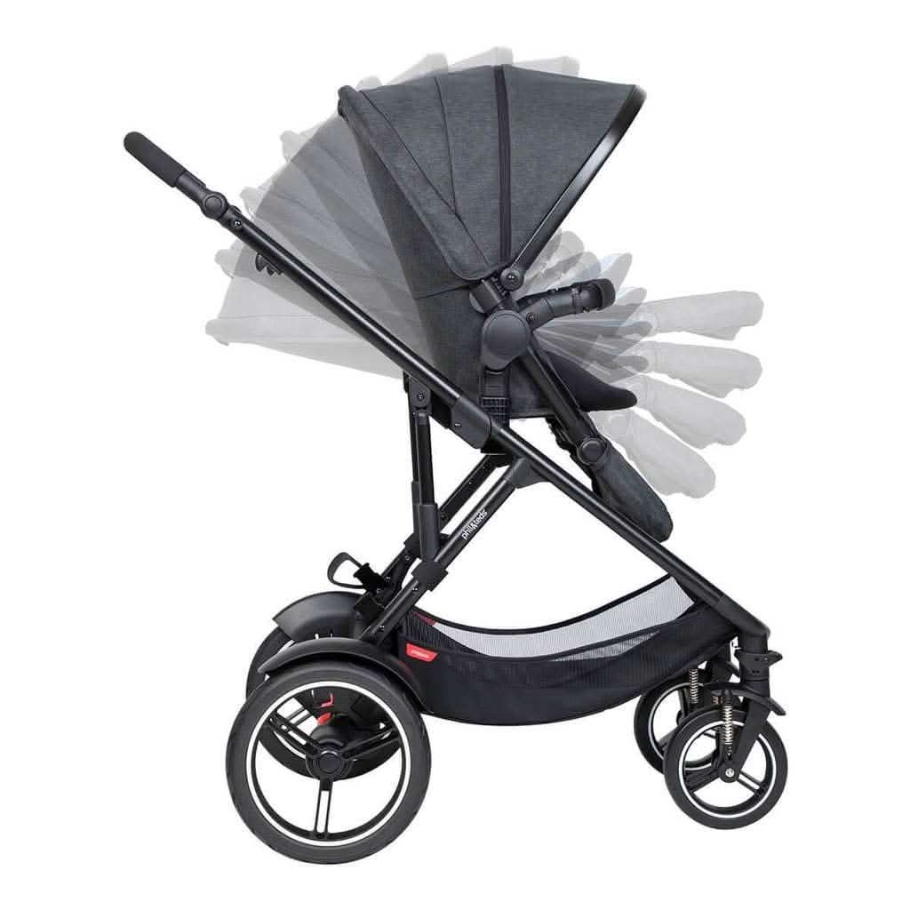 Phil & Teds V6 Voyager Stroller & Liner, Black, ANB BABY