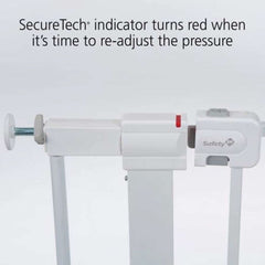 Safety 1st Easy Install Metal Baby Gate with Pressure Mount Fastening , White, ANB BABY